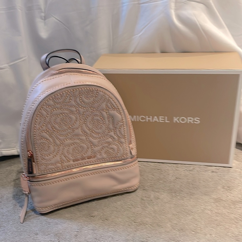 Never used Michael Kors studded backpack